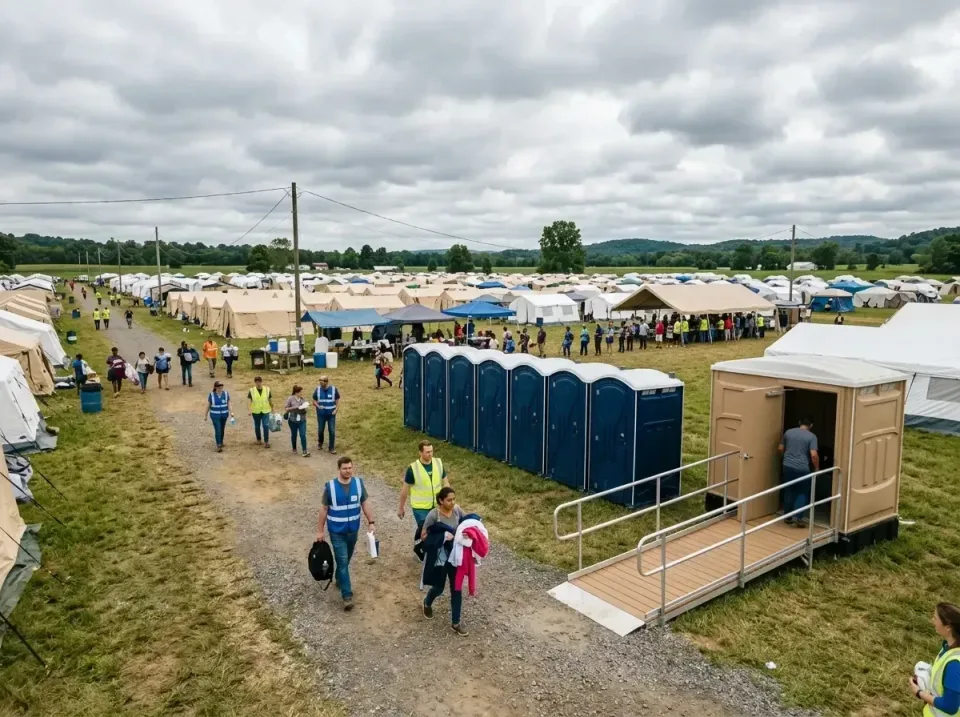 disaster-relief-camp-restrooms-010 — frequently asked questions, Dumpster & Portable Bathrooms Rental in Four Corners, MT
